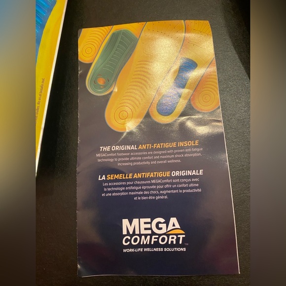 NEW MegaComfort Mega Sole Anti Fatigue Insoles Women’s Shoes Size 5-7 - Picture 8 of 9